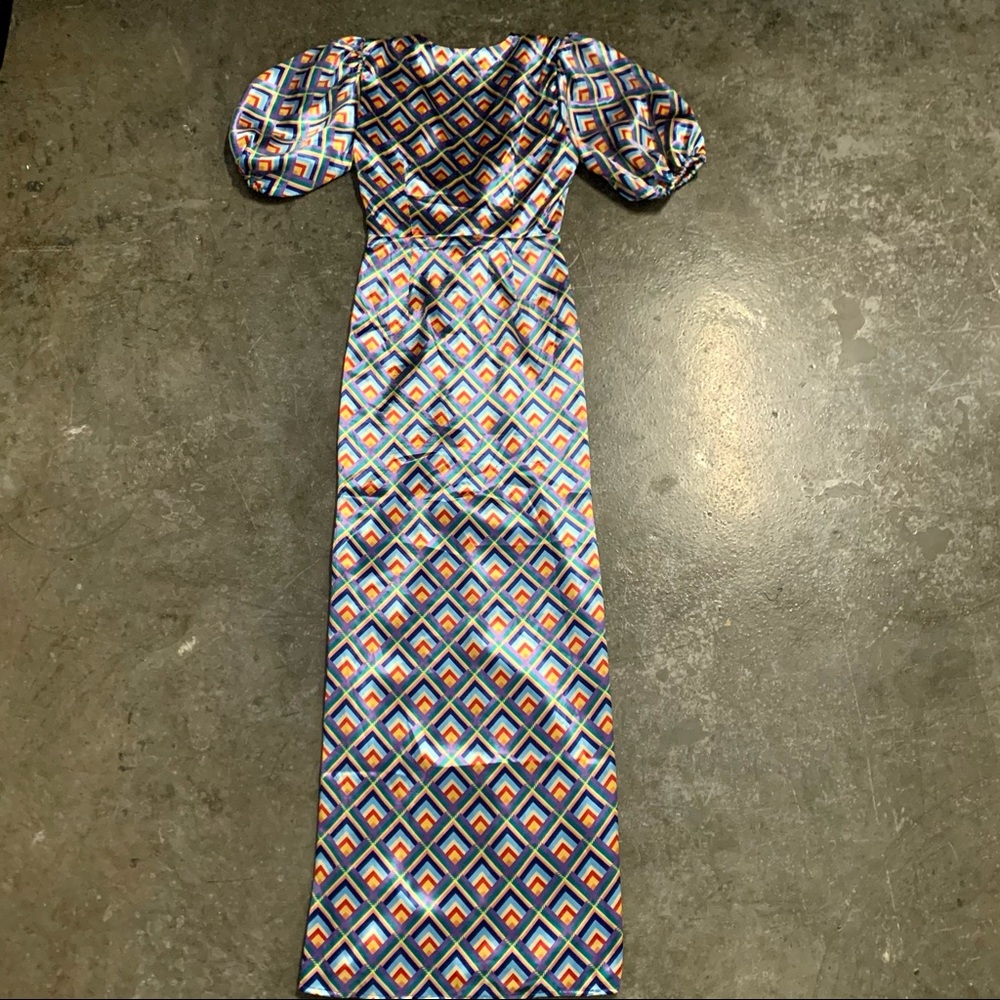 Geometric-Print Dress - Picture 6 of 10